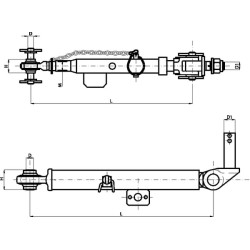 Stabilizatoriaus strypas CBM SLF100CBM