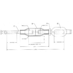 Stabilizatorius 250 mm Z700544KR