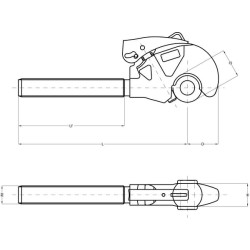 Kablio galas M36x3,0 katgorija 3/3L TL363033LKR
