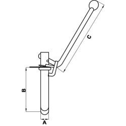 Zetor atraminis kaištis 45115104