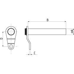 Smeigtukas 38x138mm Kramp FLP38138