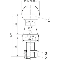 K-432 rutulys 30000955