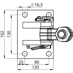 Užrakinamas pilnas K80 sunkiasvoris 02481349A43