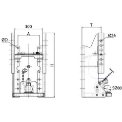 Kopėčių kablys HS4825SDFKU71