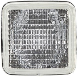 Case - IH CS130 1GA998525001 Darbinis šviestuvas Halogeninis, kvadratinis, 12/24V, baltas, Ultrabeam by Hella