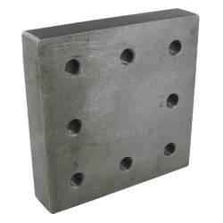 Suvirinimas ant montavimo plokštės 130x130mm 8x M20 00645030