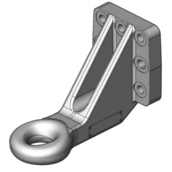 Vilkimo kilpa Ø50mm 110x100 versetzt DIN 9678-2 00652450A02