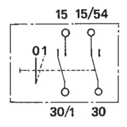 Uždegimo jungiklis 0-1, Cobo 14122000