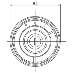 Uždegimo jungiklis P-0-1-2-3, Pneutron 20501003PN