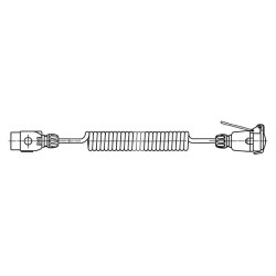 Spiralinis kabelis 7P/12V ISO 1724 701020JAE