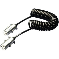 Suvyniotas kabelis metalinis 24 V 7 kontaktų DIN/ISO 3731 8KA004797081