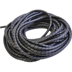 Spiralinis apvyniojimas 10 mm juodas CPN10