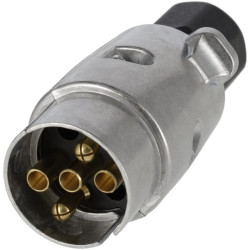 Priekabos kištukas 5 kontaktų, aliuminis, 12V, varžtiniai gnybtai TR00008KR