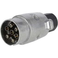Priekabos kištukas 7 kontaktų, aliuminis, 12V, varžtiniai gnybtai (pak. 10 vnt.) TR00007KRPACK