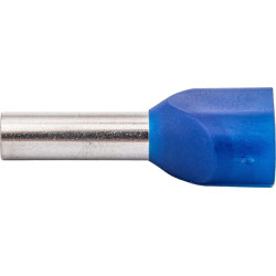 Kabelio galo gaubtas mėlynas, 2,5 mm² (100x) LA9740CKR