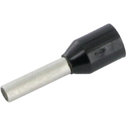 Kabelio galo gaubtas juodas, 1,5 mm² (100x) LA9535CKR
