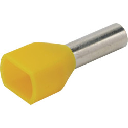 Kabelio galo gaubtas geltonas, 6mm² (50x) LA9750CKR