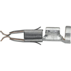 Gnybtų mentė moteriška, balta, 1,5-2,5 mm²4,8 / 6,3x0,8 mm, lizdinė plokštelė (50x), Hella 8KW054944003