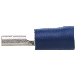 Gnybtų mentė moteriška, mėlyna, 1,5–2,5 mm² 4,8 x 0,8 mm, lizdinė plokštelė (100x), Hella 8KW744698003