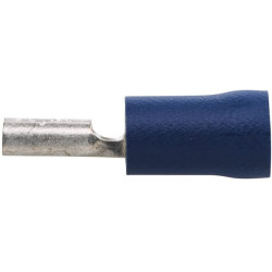 Gnybtų mentė moteriška, mėlyna, 1,5-2,5 mm² 4,8 x 0,5 mm, lizdinė plokštelė (100x), Hella 8KW744697003