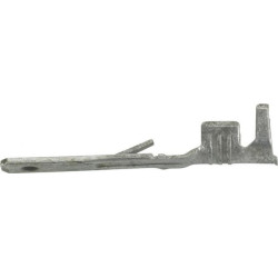 Gnybtų mentė, balta, 0,5–1 mm² 6,3 x 0,8 mm Ø2,8 mm, lizdinė plokštelė (100x), Hella 8KW744834003