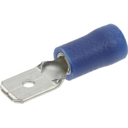Gnybtų mentė, mėlyna, 1,5–2,5 mm² 6,3 x 0,8 mm (100 x) LA9120CKR