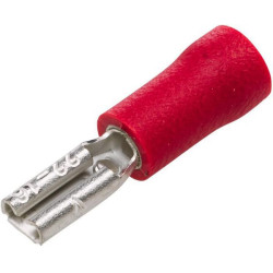 Gnybtų mentė moteriška, raudona, 0,5-1 mm² 2,8x0,5 mm, lizdinė plokštelė (100x), Hella 8KW705393003