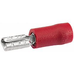 Gnybtų mentė moteriška, raudona, 0,5-1 mm² 2,8x0,5 mm, lizdinė plokštelė (100x), Hella 8KW705393003