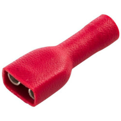 Gnybtų mentė moteriška, raudona, 0,5-1mm² 6,3x0,8 mm, lizdinė plokštelė (50x), Hella 8KW708373003