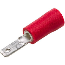 Gnybtų mentė vyriška, raudona, 0,5–1 mm² 2,8 x 0,8 mm, lizdinė plokštelė (100x), Hella 8KW744699003