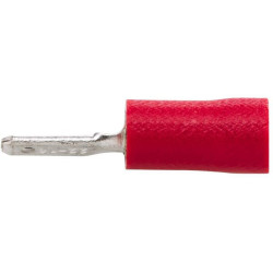 Gnybtų mentė vyriška, raudona, 0,5–1 mm² 2,8 x 0,8 mm, lizdinė plokštelė (100x), Hella 8KW744699003