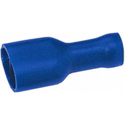 Gnybtų mentė moteriška, mėlyna, 1,5-2,5 mm² 6,3 x 0,8 mm, lizdinė plokštelė (50x), Hella 8KW708374003