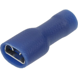 Gnybtų mentė, mėlyna, 1,5–2,5 mm² 6,3 mm (100x) LA9155CKR