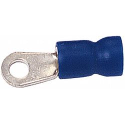 Žiedinė jungtis, mėlyna, 1,5–2,5 mm² Ø4,3 mm, A serija, lizdinė plokštelė (100x), Hella 8KW044028003