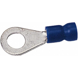 Žiedinė jungtis, mėlyna, 1,5–2,5 mm² Ø6,5 mm, A serija, lizdinė plokštelė (100x), Hella 8KW044039003