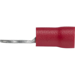 Žiedinė jungtis, Ø4,3 mm A serija, raudona, 0,5–1 mm² lizdinė plokštelė (100x), Hella 8KW044276003