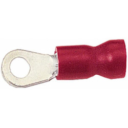 Žiedinė jungtis, Ø3,2 mm A serija, raudona, 0,5–1 mm² lizdinė plokštelė (100x), Hella 8KW044275003