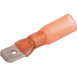 Gnybtų mentė, raudona, 0,5–1,5 mm² 6,3 x 0,8 mm (25x), Kramp KK500515