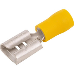 Gnybtų mentė, geltona, 4-6 mm² 9,4x1,2 mm (50x) LA9245CKR