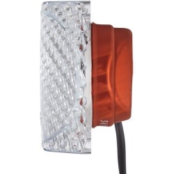 Case - IH CS150 1GA996020001 Darbinis šviestuvas halogeninis, 55/70W, kvadratinis, 12V, baltas, 103x66x103mm, Hella