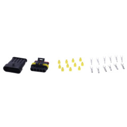 Superseal 5 kontaktų jungčių rinkinys kištukas + vidinė LA890PAIR5PKR