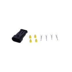 Superseal 3 kontaktų jungčių rinkinys kištukas LA89007SETKR
