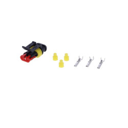 Superseal 4 kontaktų jungčių rinkinys, iš anksto prijungtas 20 cm vyriškas LA89009W20KR
