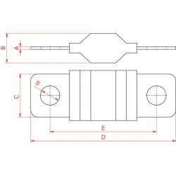 Saugiklis Mega 400A Ilgis 68,6mm violetinė Hella 8JS742902091