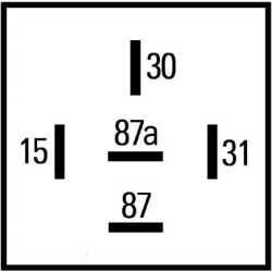 Paskirstymo relė 12V Hella 5HE996152151