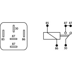 Mini kontaktinė relė 24V EL610104