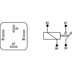 Mini kontaktinė relė 12V EL610002