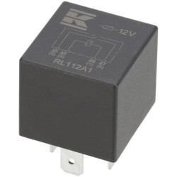 Mini relė 12V, normaliai atvira, 40A, be laikiklio RL112A1