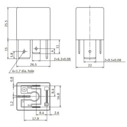Relė 70A-12V CB1AH12V