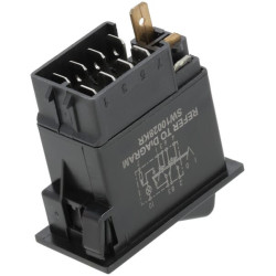 Svirties jungiklis, I-0, įjungimas-išjungimas, 24V, 9 kontaktų, funkcinis apšvietimas, su lempute SW10028KR